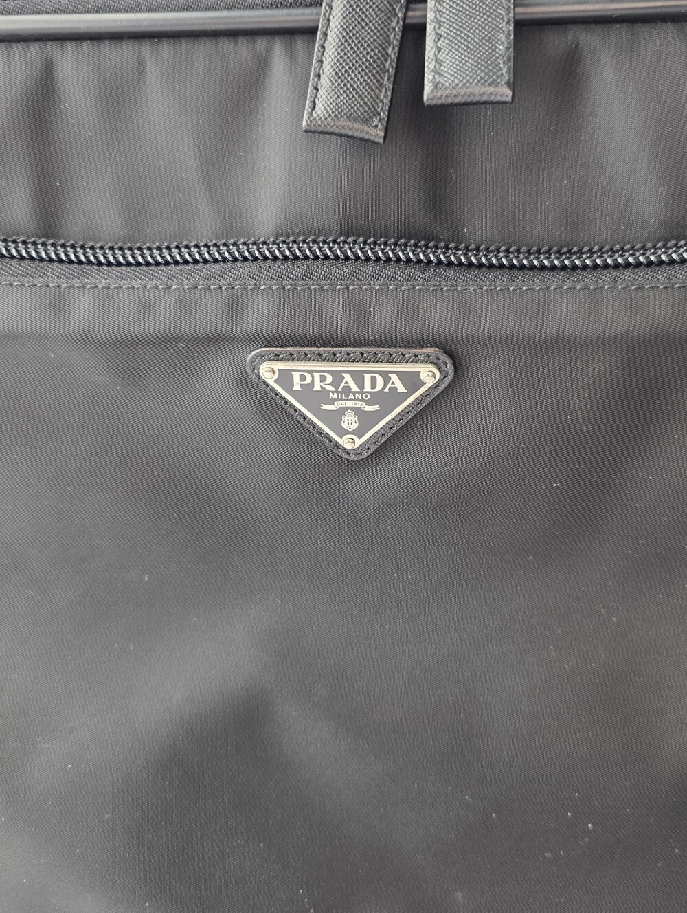 Authentic Prada Black Nylon 2-Way Briefcase/Laptop Bag - Picture 5 of 16